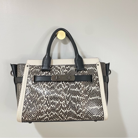 Coach | Swagger 21 Snakeskin Tote Bag - Picture 2 of 13